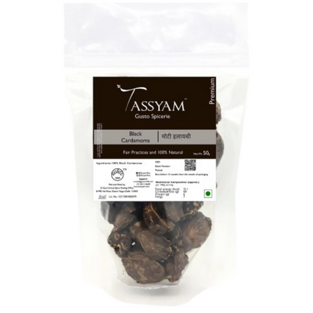 Tassyam Organics Black Cardamom