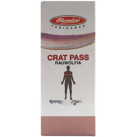 Bhandari Homeopathy Crat Pass Rauwolfia Tablets