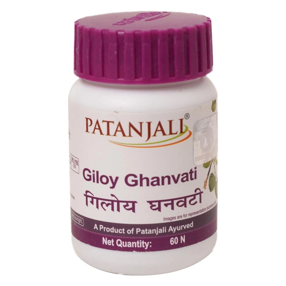 Patanjali Giloy Ghanvati — Ayurvedic immunity and fever management tablets available online in USA