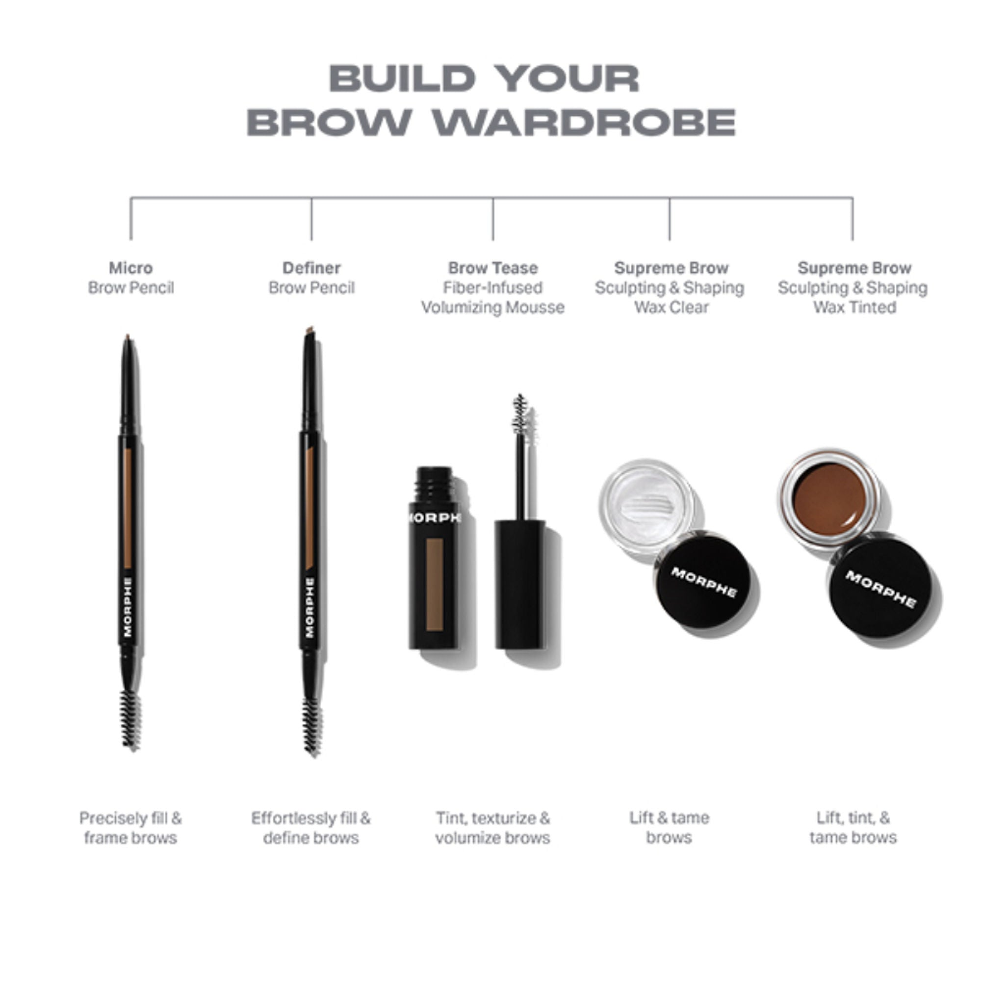 MORPHE Micro Brow Pencil - Cold Brew - Distacart