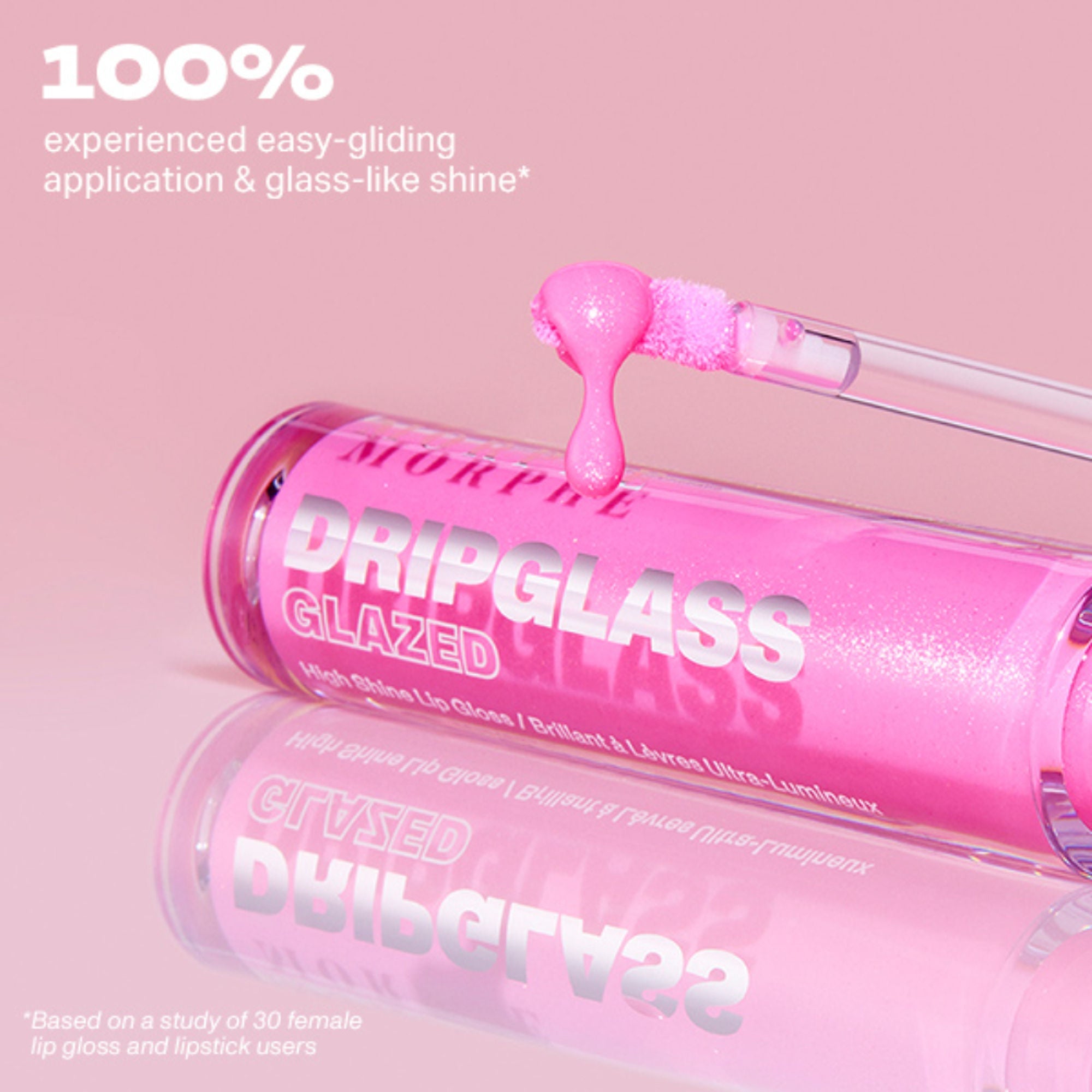 MORPHE Dripglass Glazed High Shine Lip Gloss - So Transparent - Distacart