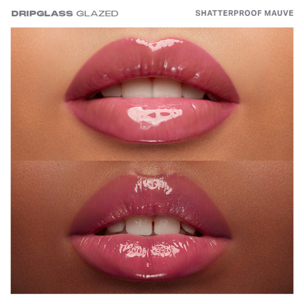 MORPHE Dripglass Glazed High Shine Lip Gloss - Shatterproof Mauve - Distacart