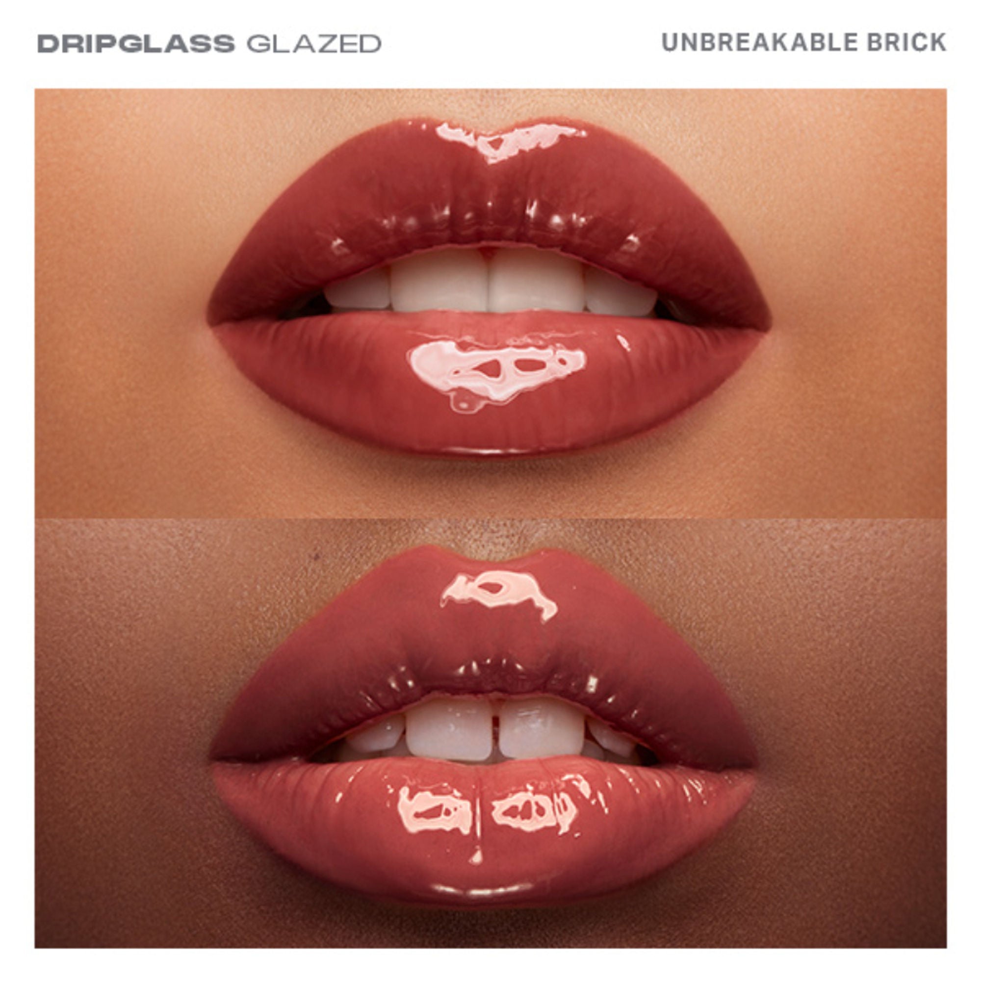 MORPHE Dripglass Glazed High Shine Lip Gloss - Unbreakable Brick - Distacart