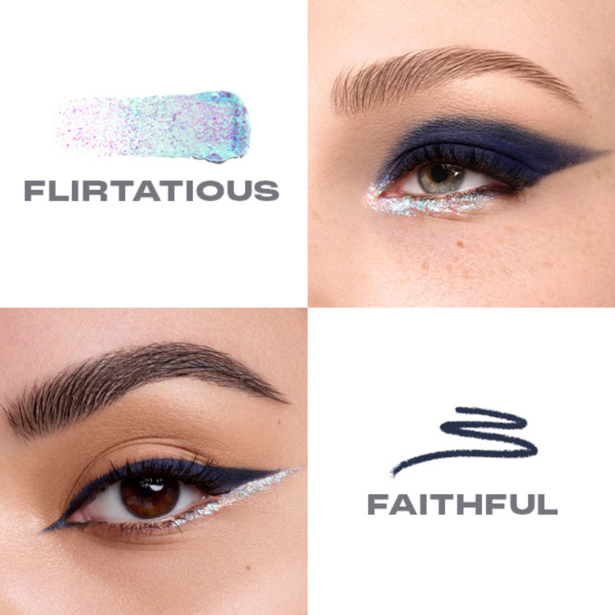 MORPHE Mixed Signals Dual Ended Cream & Liquid Shadow Stick - Flirtatious Faithful - Distacart
