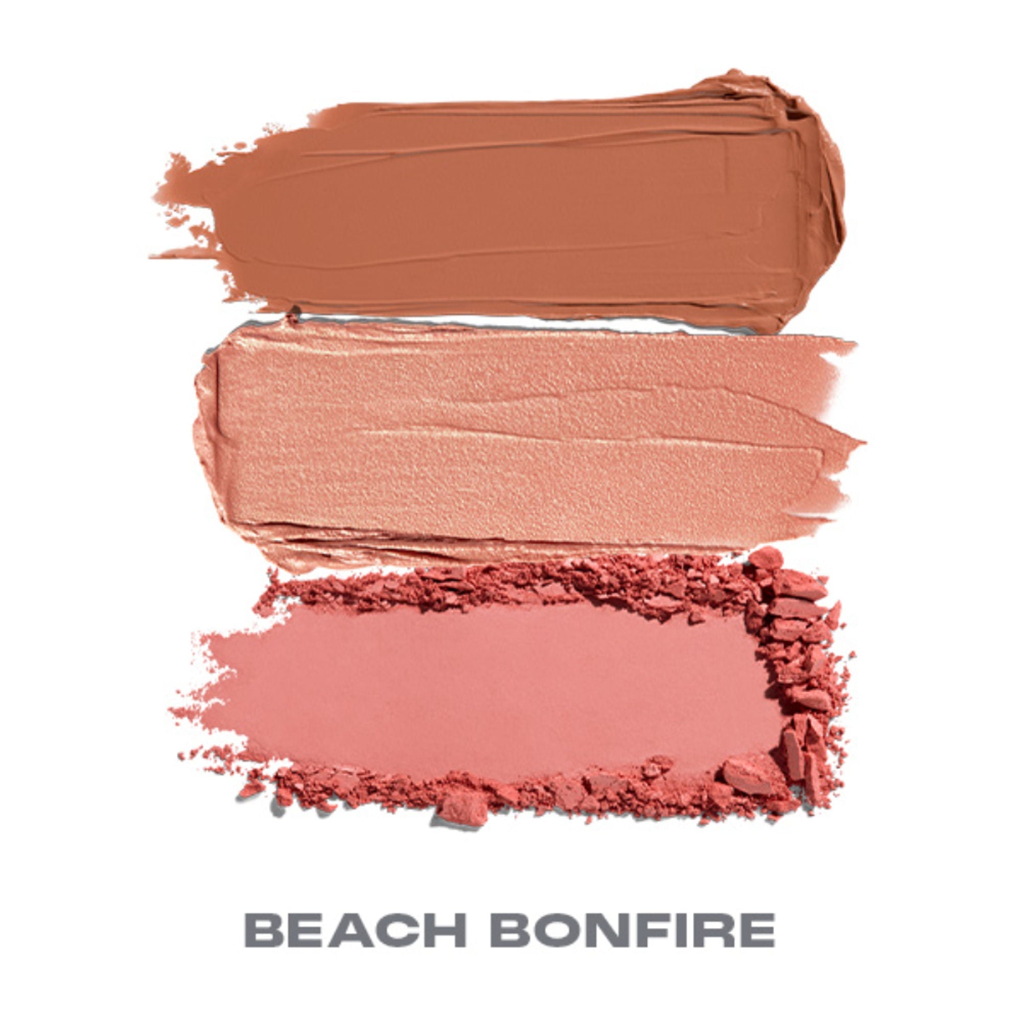 MORPHE Cheek Thrills Multi Finish Face Trio - Beach Bonfire - Distacart