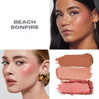 MORPHE Cheek Thrills Multi Finish Face Trio - Beach Bonfire - Distacart