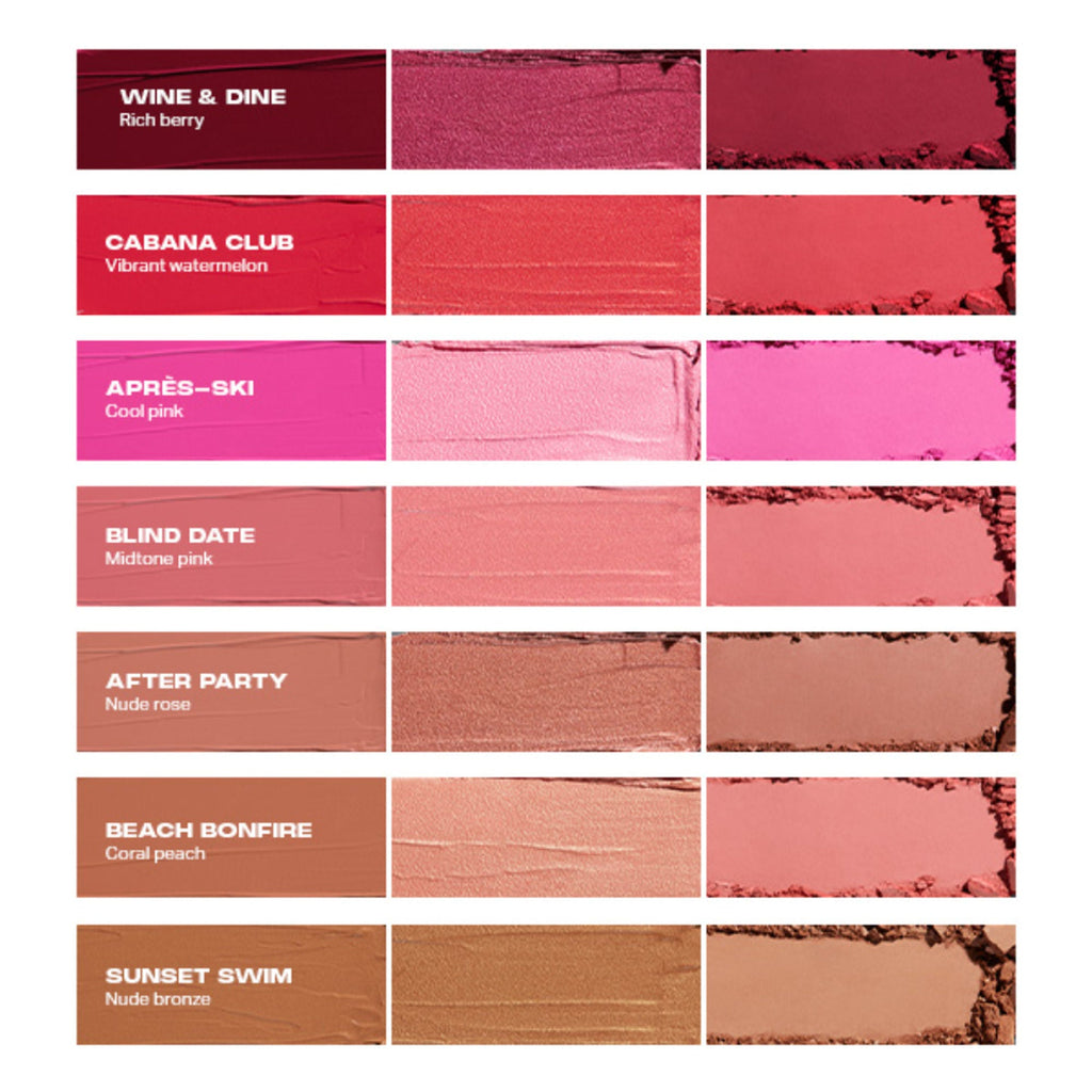 MORPHE Cheek Thrills Multi Finish Face Trio - Beach Bonfire - Distacart