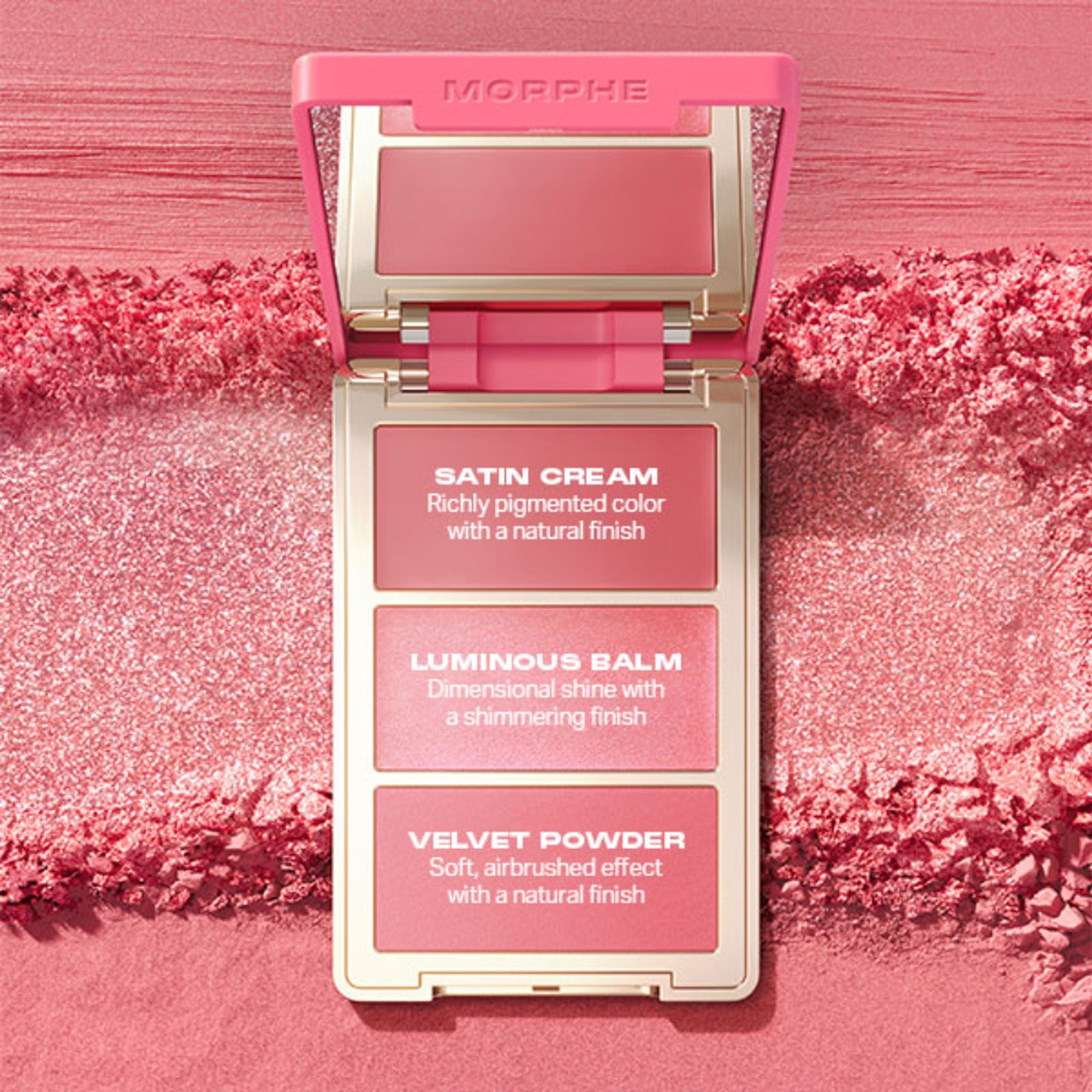 MORPHE Cheek Thrills Multi Finish Face Trio - Cabana Club
