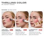 MORPHE Cheek Thrills Multi Finish Face Trio - Cabana Club