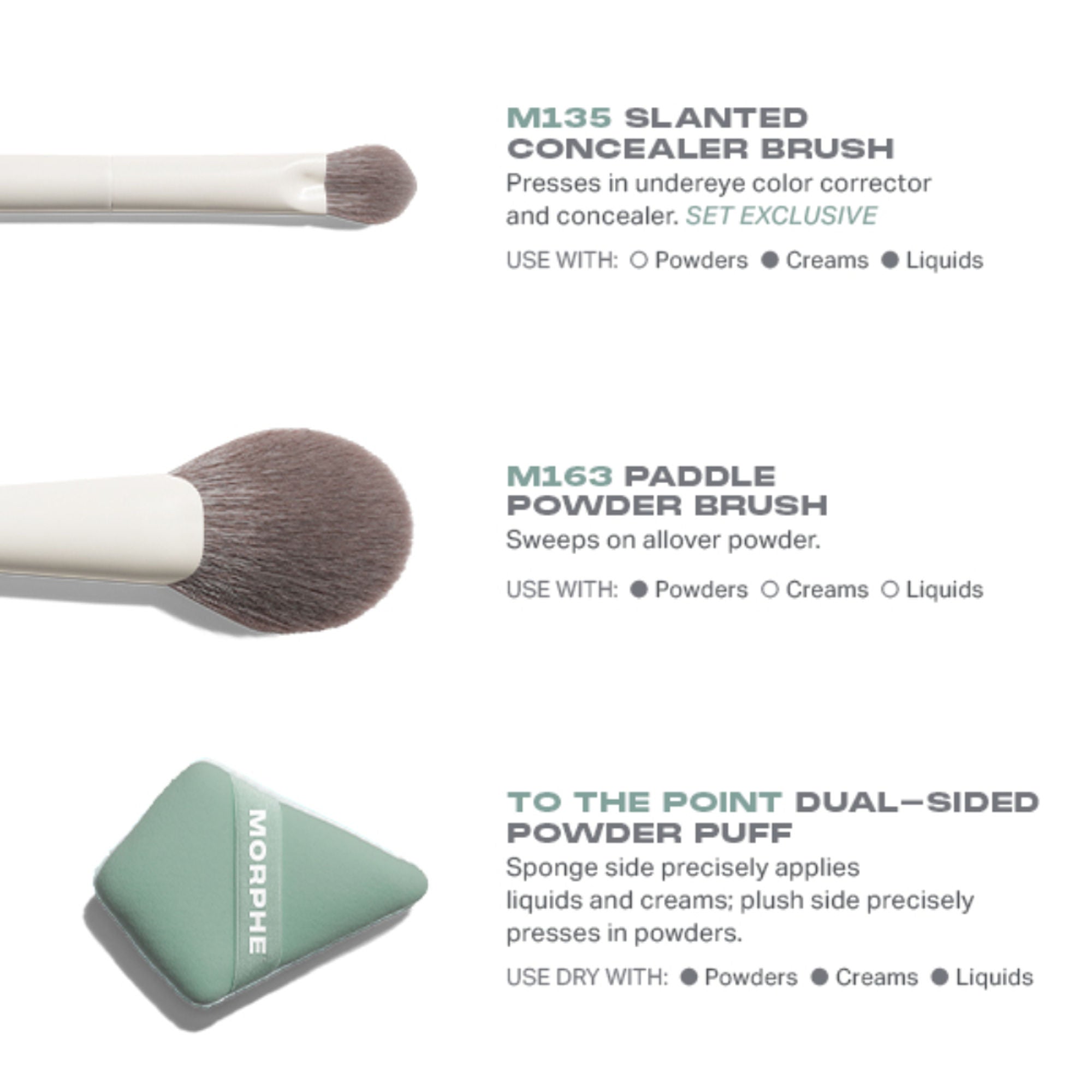 MORPHE Conceal & Set Tool Trio - Distacart