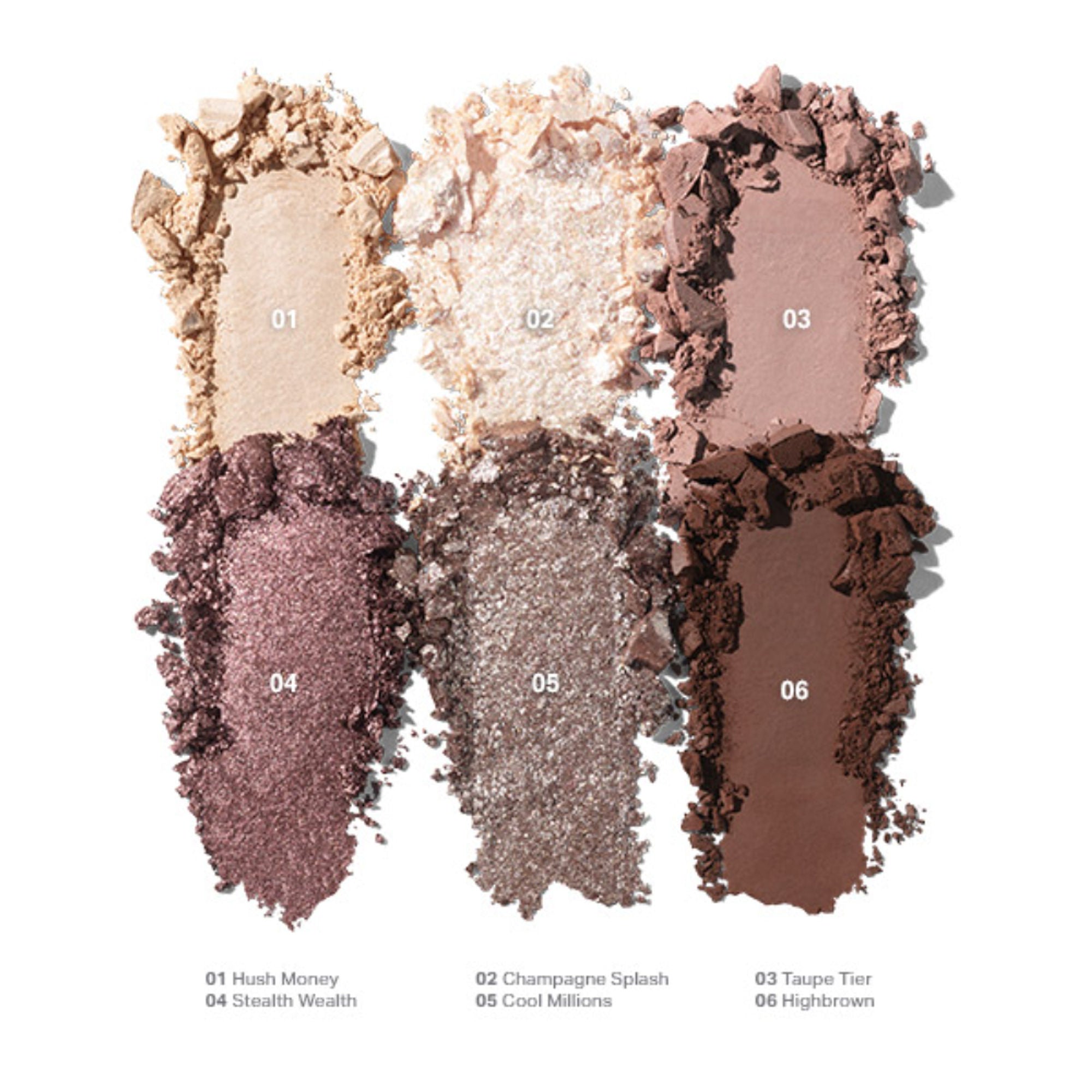 MORPHE Chromaplus 6-Pan Eyeshadow Palette - Rich Glitch