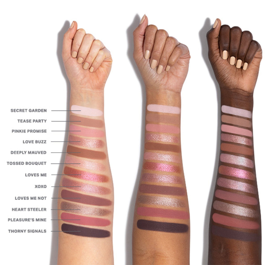 MORPHE Chromaplus 12-Pan Eyeshadow Palette - Rose Frequency - Distacart