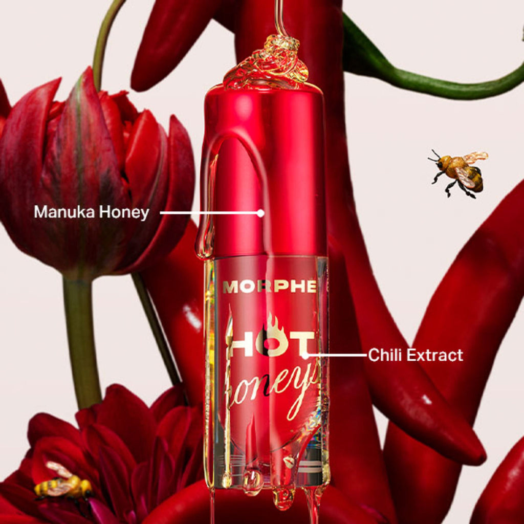 MORPHE Hot Honeys Plumping Lip Oil - Heat Swarm - Distacart