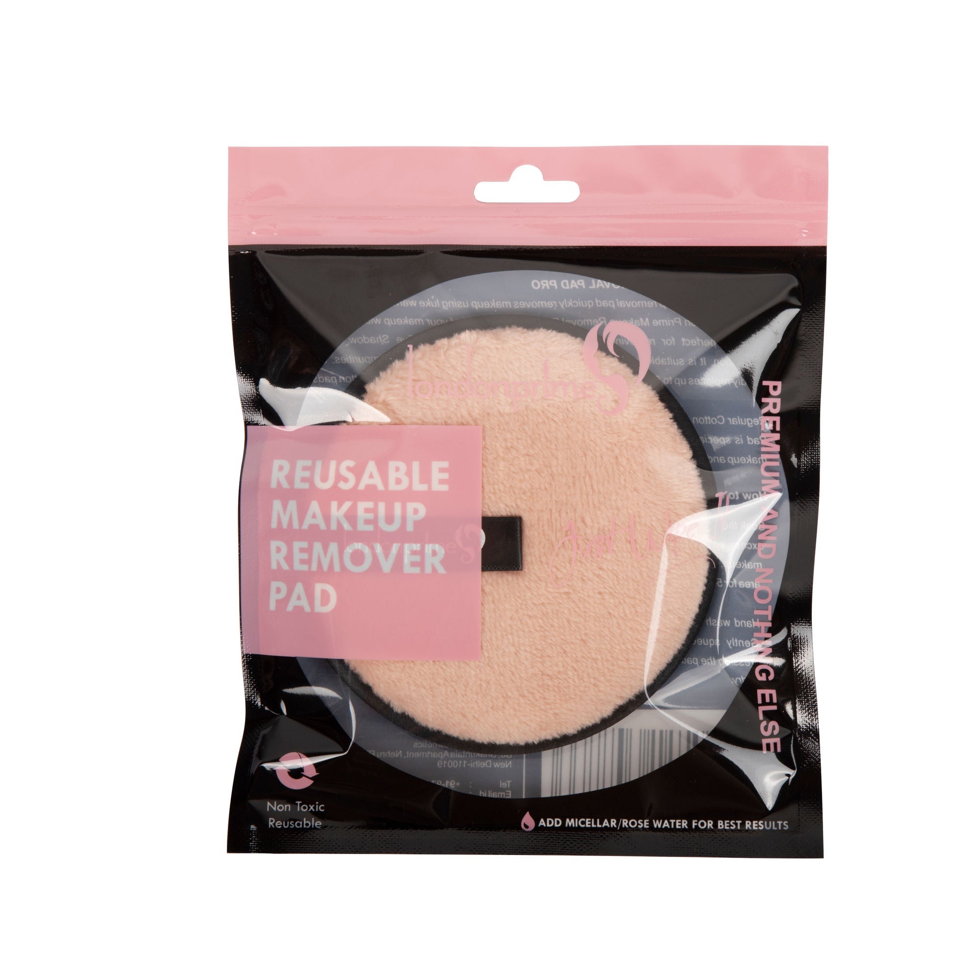 London Prime Reusable Makeup Remover Pad Pro- Caramel Brown ( Formerly London Pride Cosmetics )