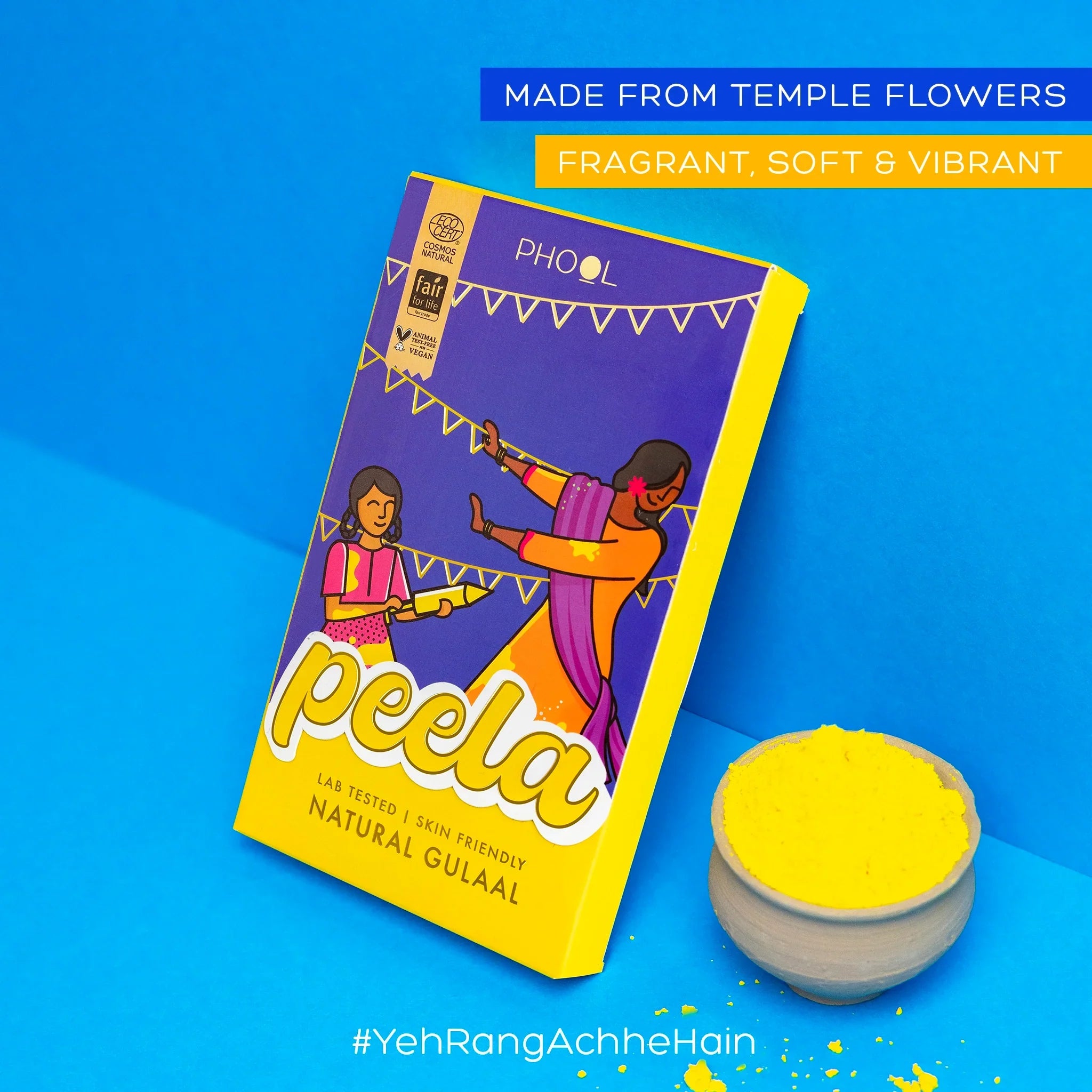 Phool Yellow Natural Gulaal - Distacart