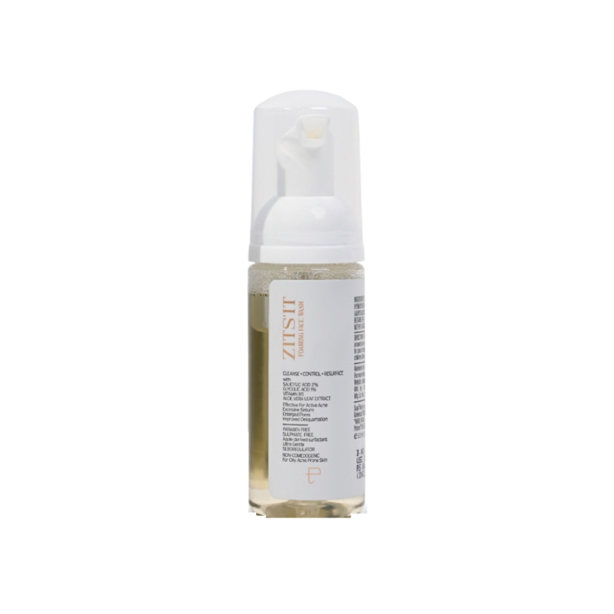 Personal Touch Skincare Zitsit Gentle Foaming Anti Acne Facewash pH 5 For Dry, Oily, Normal & Acne Prone