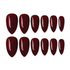 shills professional reusable press on nails almond spn618