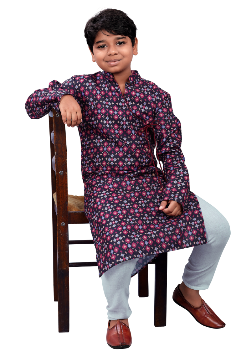 DEIANA'S Casual Designer Kurta Pyjama Set For Boys And kids (Multicolor)
