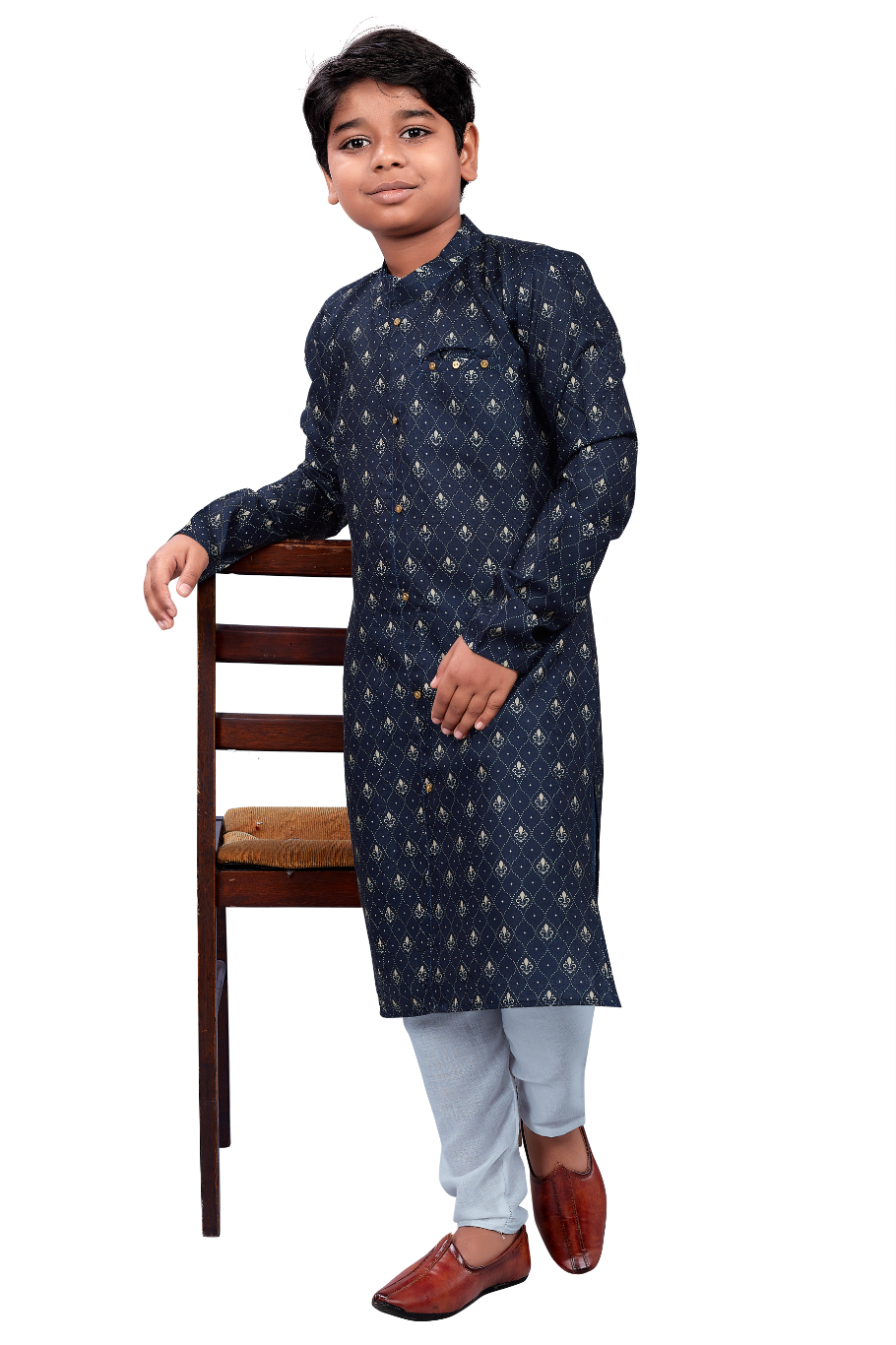DEIANA'S Casual Designer Kurta Pyjama Set For Boys And kids (Multicolor)