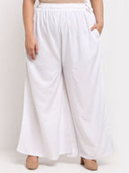 TAG 7 Plus Size Mid-Rise Ethnic Palazzos