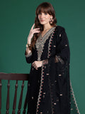 Indo Era Ethnic Motifs Embroidered Sequinned Kurta With Trousers & Dupatta - Distacart