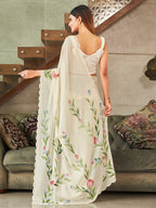 Tikhi Imli Embellished Floral Saree - Distacart