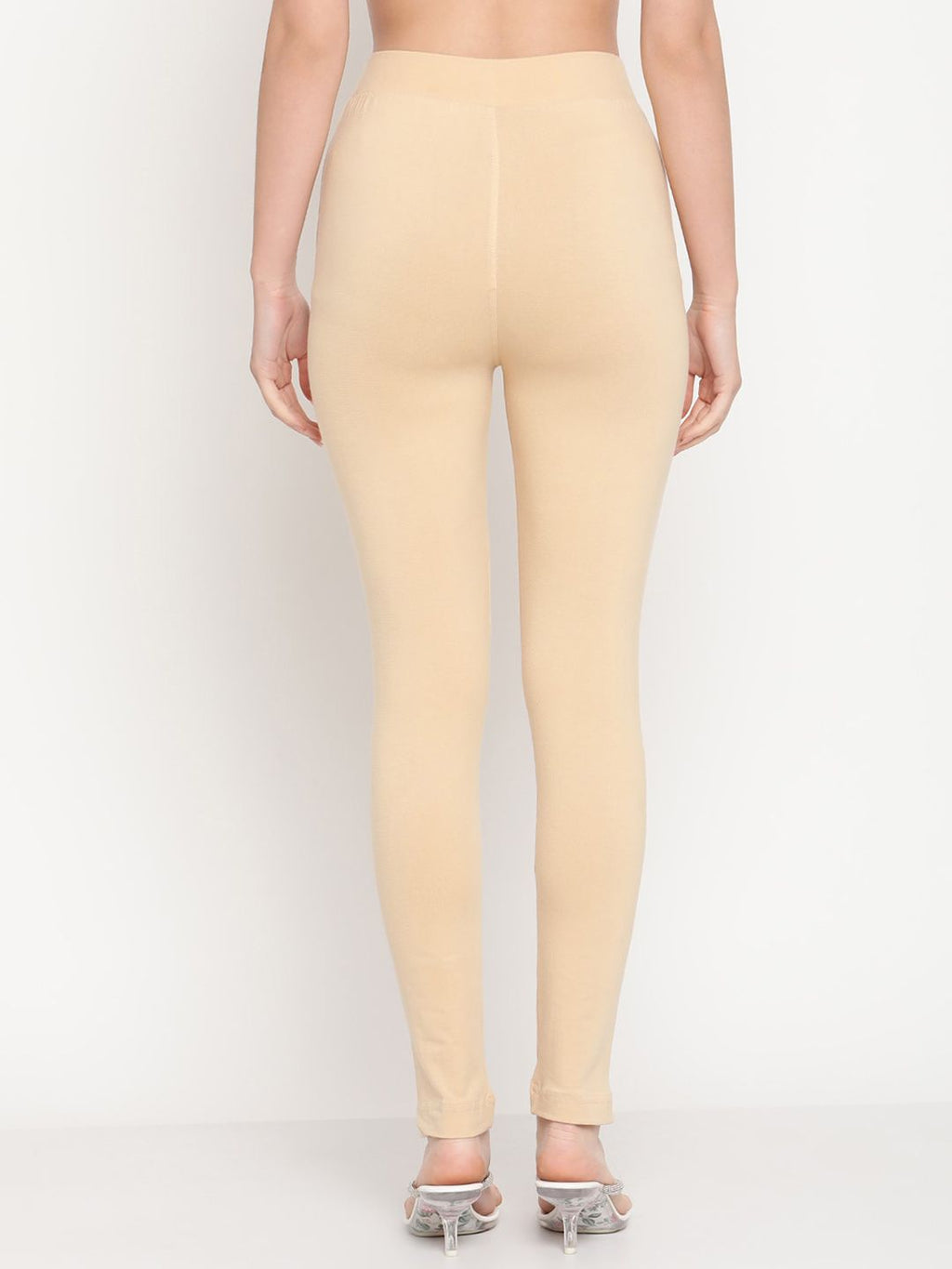 TAG 7 Women Pack of 2 Pink & Beige Solid Kurti Pants