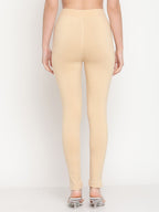 TAG 7 Women Pack of 2 Pink & Beige Solid Kurti Pants