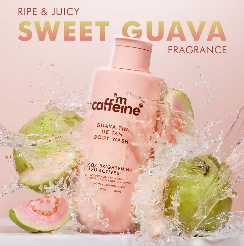 mCaffeine Guava Tini De-Tan Body Wash - Distacart