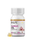 Inlife Garlic Oil Supplement 500 mg Capsules