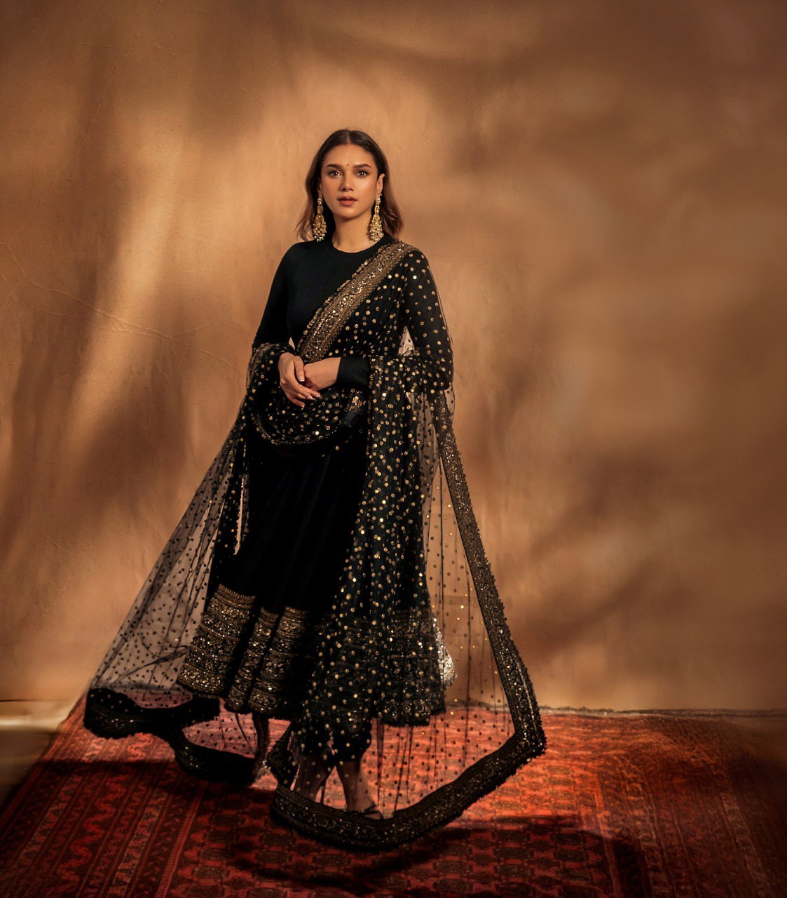 Yash Enterprise Black Rayon Cotton Embroidery Zari Sequins-Work Suit Set - Distacart