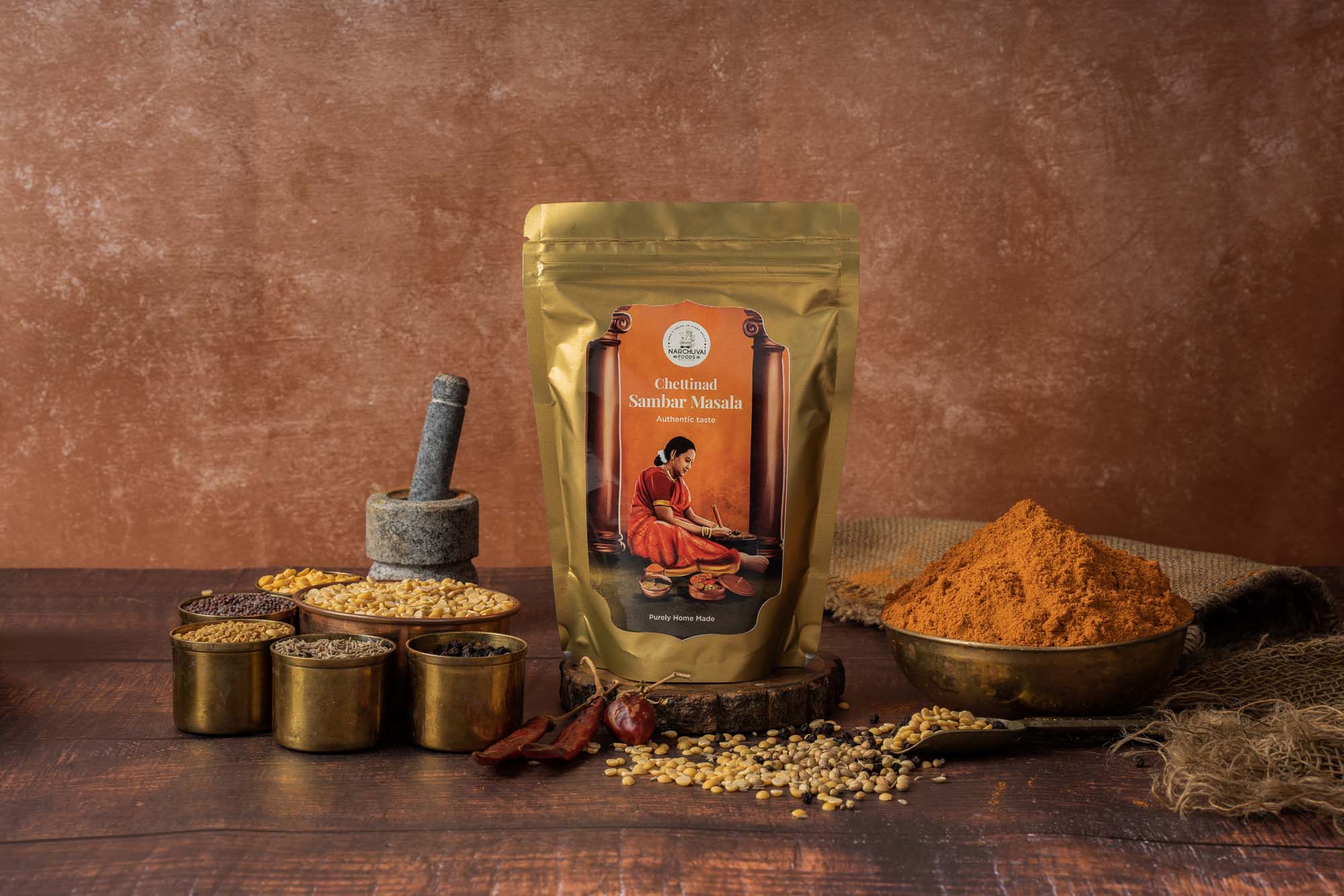 Narchuvai Foods Chettinad Sambar Masala - Distacart