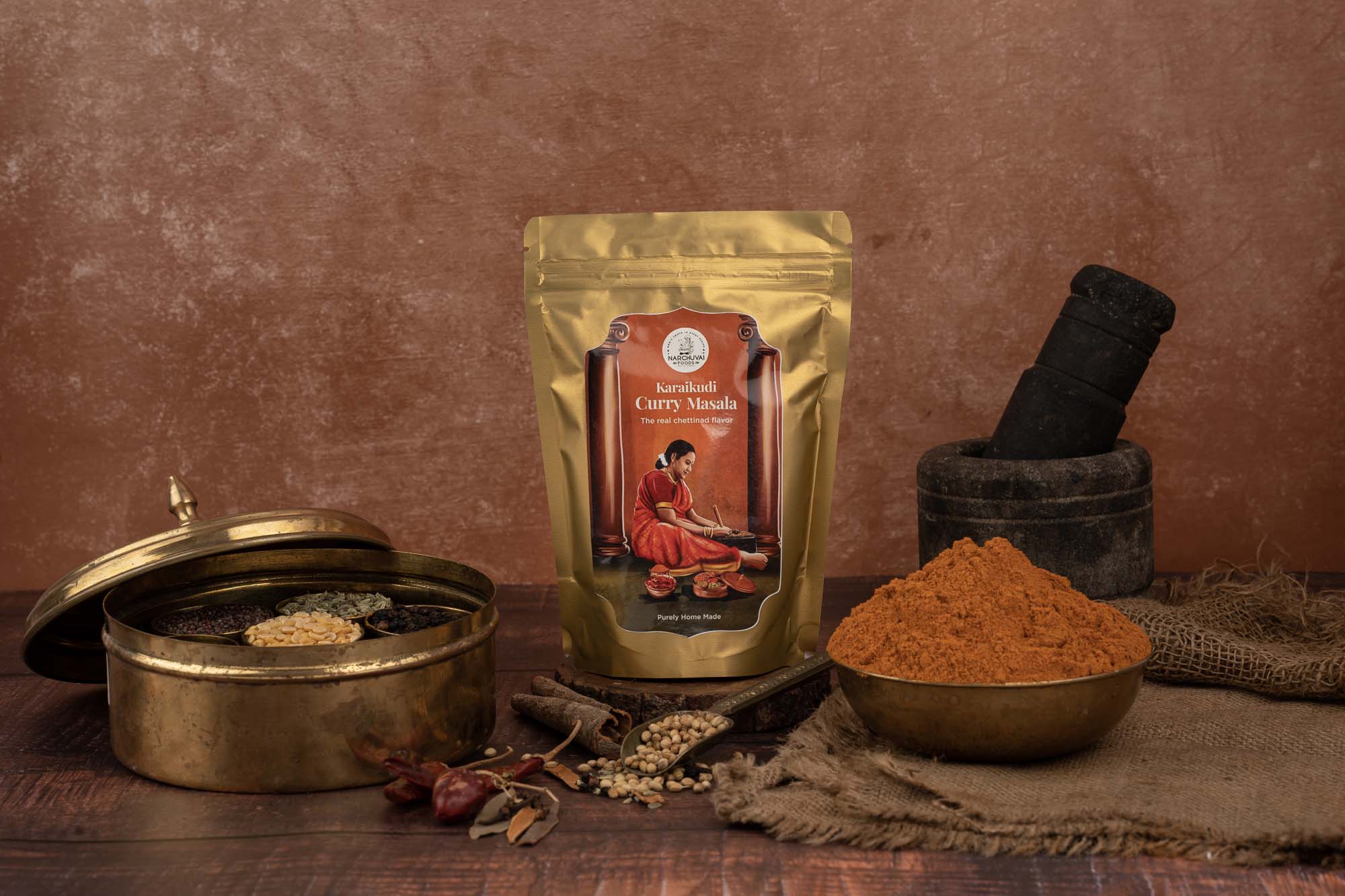 Narchuvai Foods Karaikudi Curry Masala - Distacart