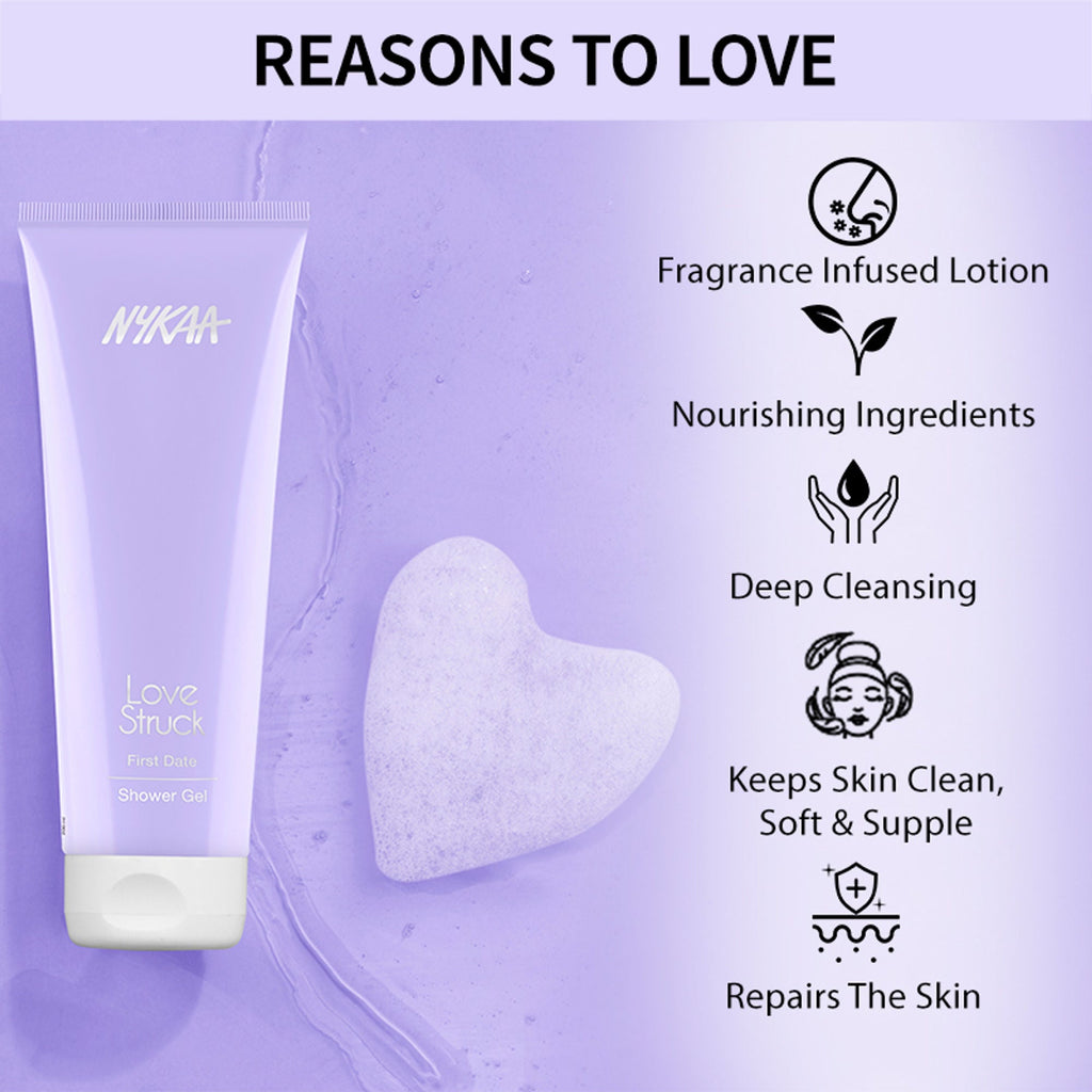 Nykaa Perfumery Struck First Date Shower Gel