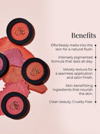 Forest Essentials Noor Nikhaar Satin Cheek Tint Manikya - Ruby