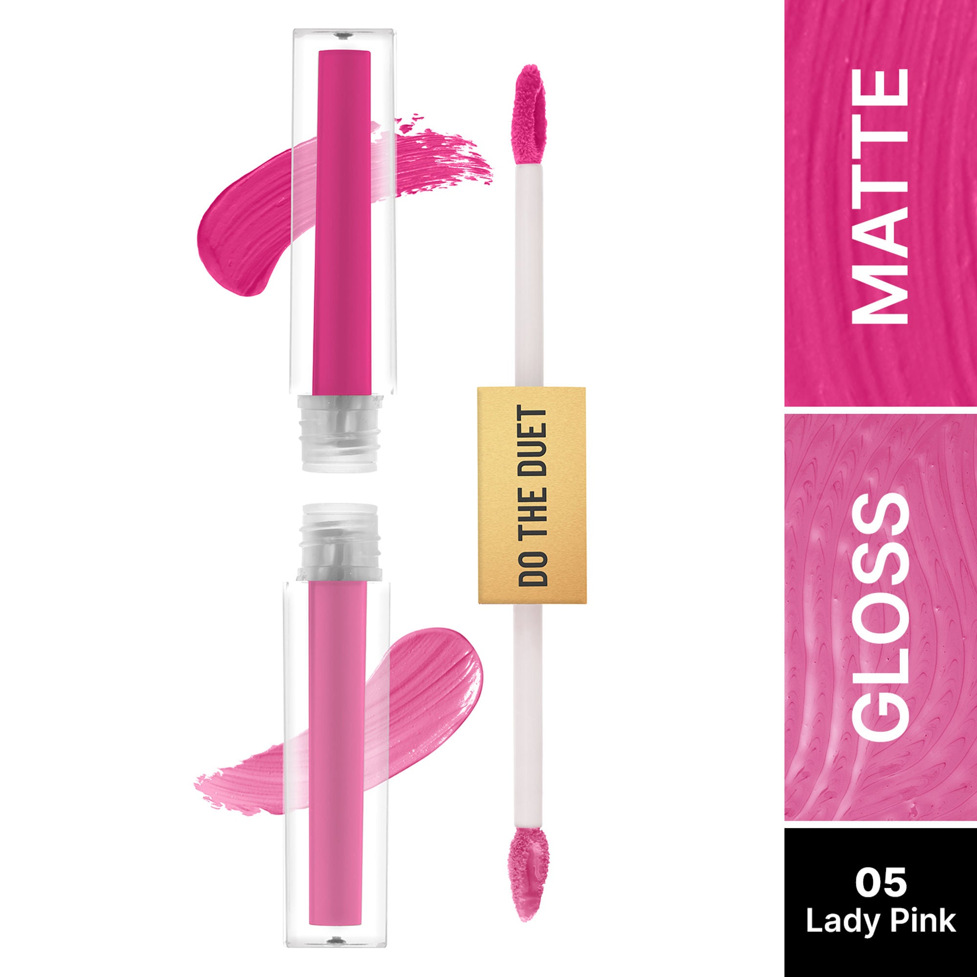 Swiss Beauty Select Do The Duet Lipstick - 5 Lady Pink