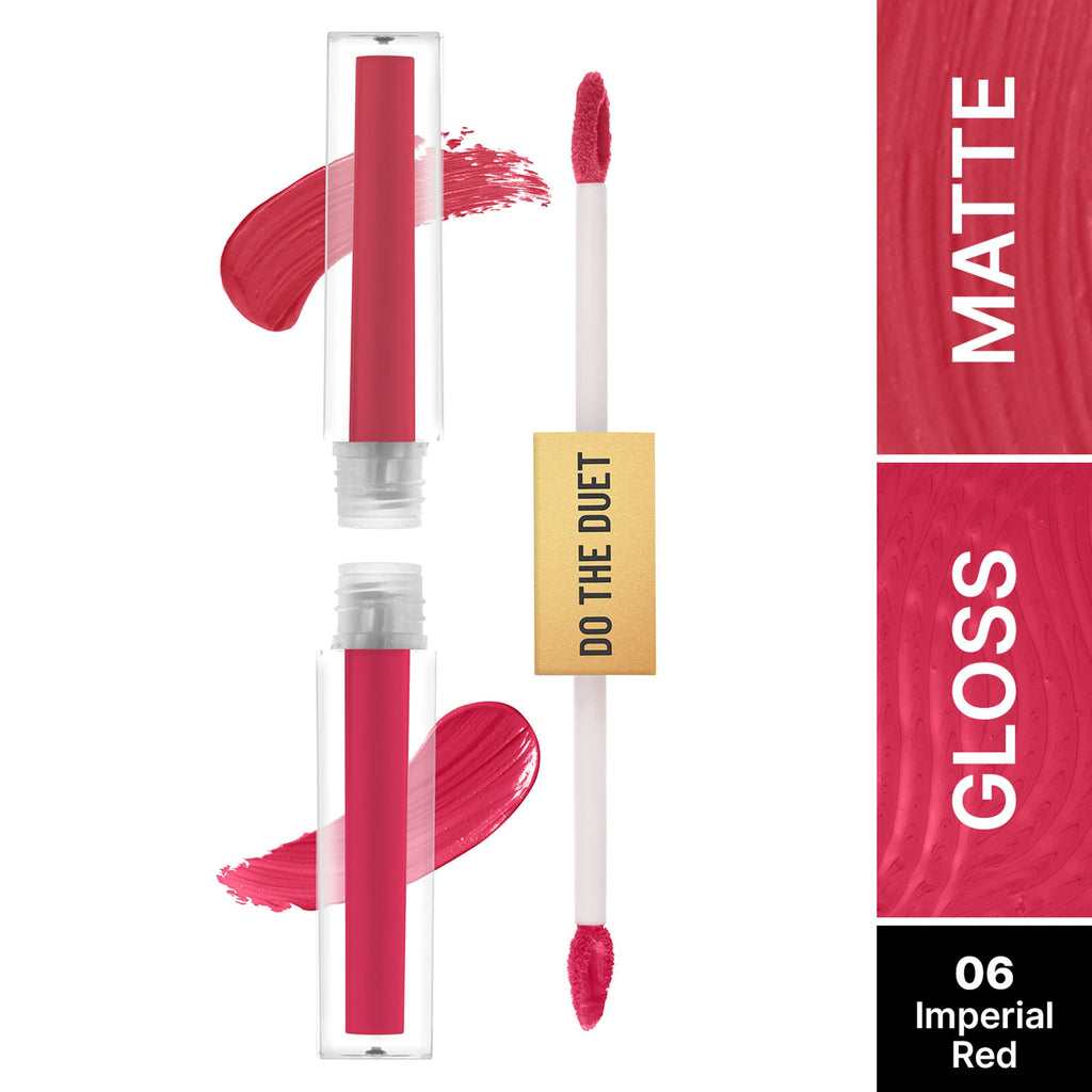Swiss Beauty Select Do The Duet Lipstick - 6 Imperial Red