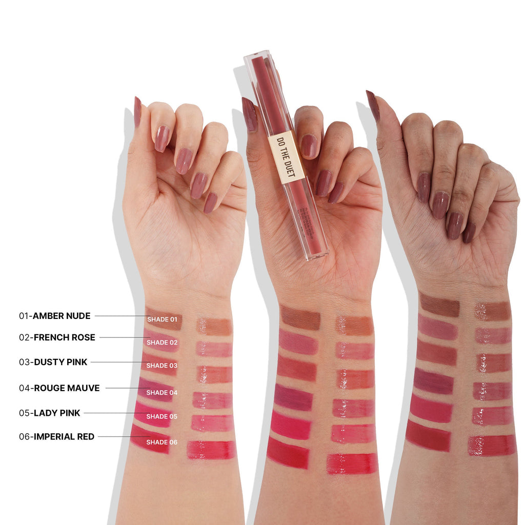 Swiss Beauty Select Do The Duet Lipstick - 6 Imperial Red - Distacart