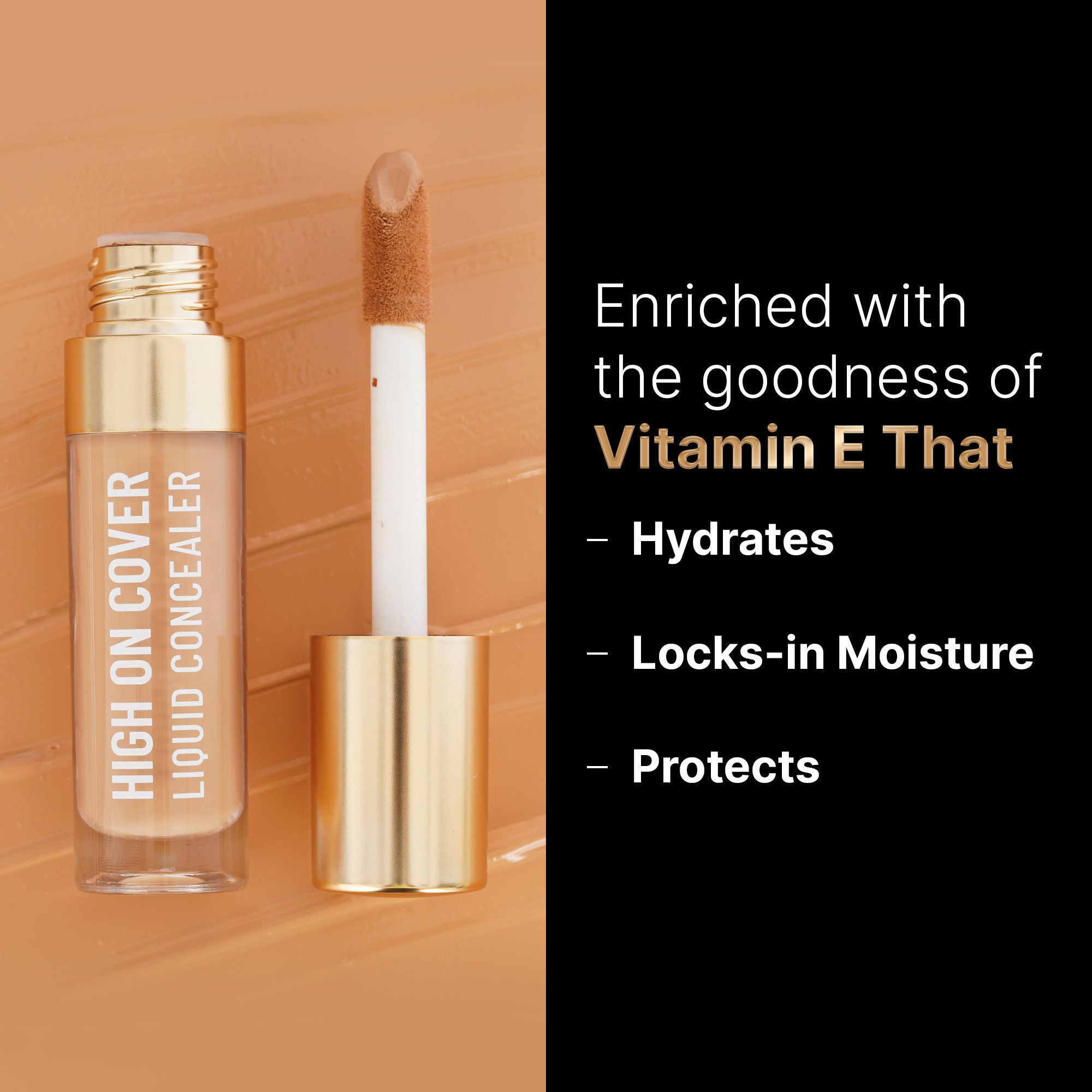 Swiss Beauty Select High on Cover Liquid Concealer - 3.0 Dusky - Distacart