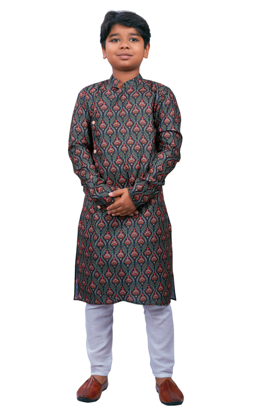 DEIANA'S Casual Designer Kurta Pyjama Set For Boys And kids (Multicolor)