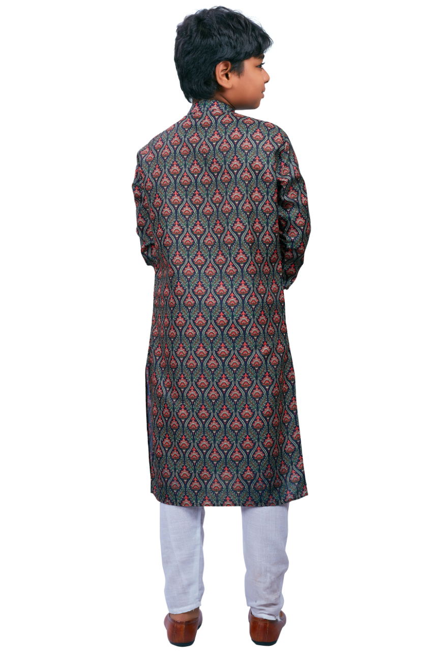DEIANA'S Casual Designer Kurta Pyjama Set For Boys And kids (Multicolor)