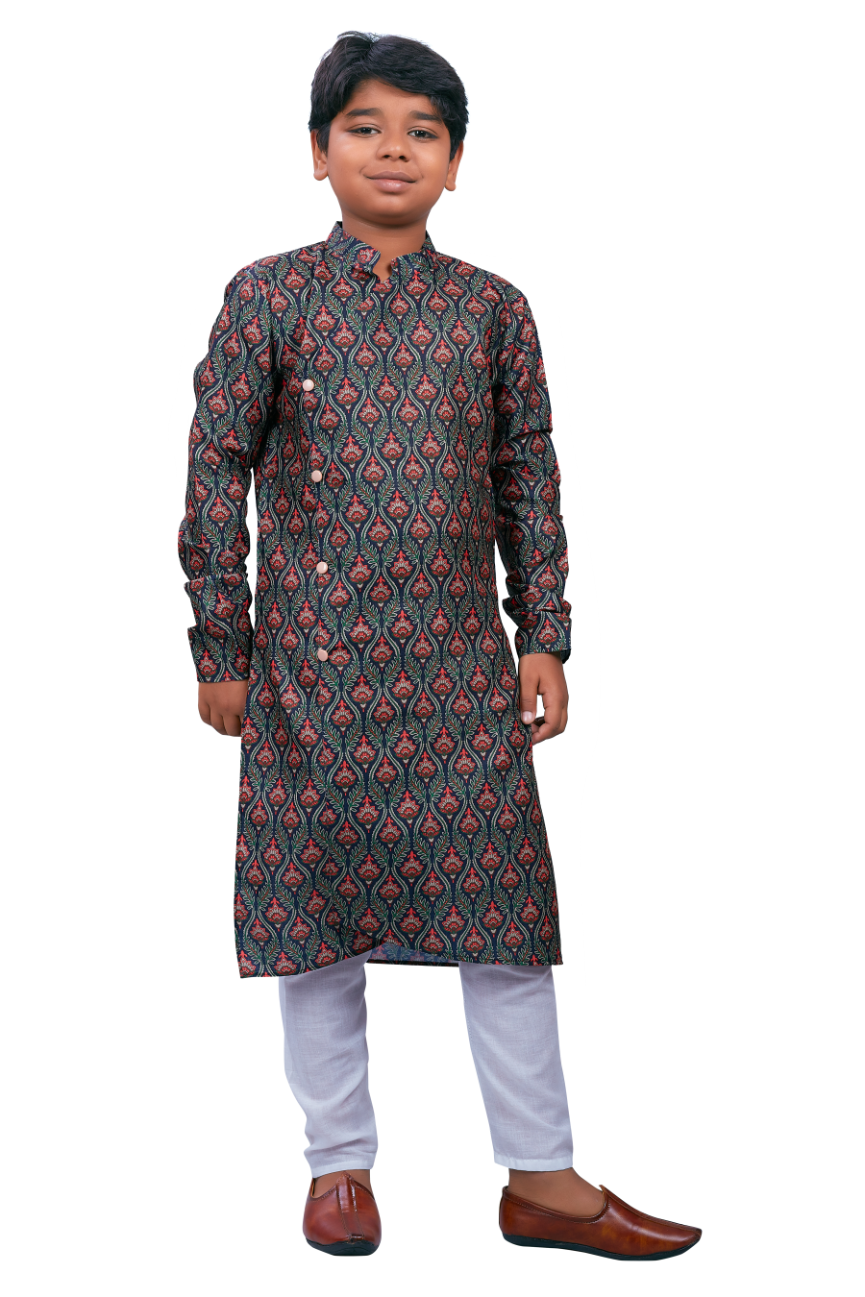 DEIANA'S Casual Designer Kurta Pyjama Set For Boys And kids (Multicolor)