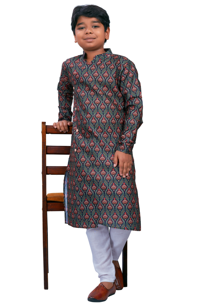 DEIANA'S Casual Designer Kurta Pyjama Set For Boys And kids (Multicolor)