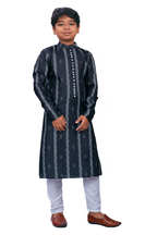 DEIANA'S Casual Designer Kurta Pyjama Set For Boys And kids (Black)
