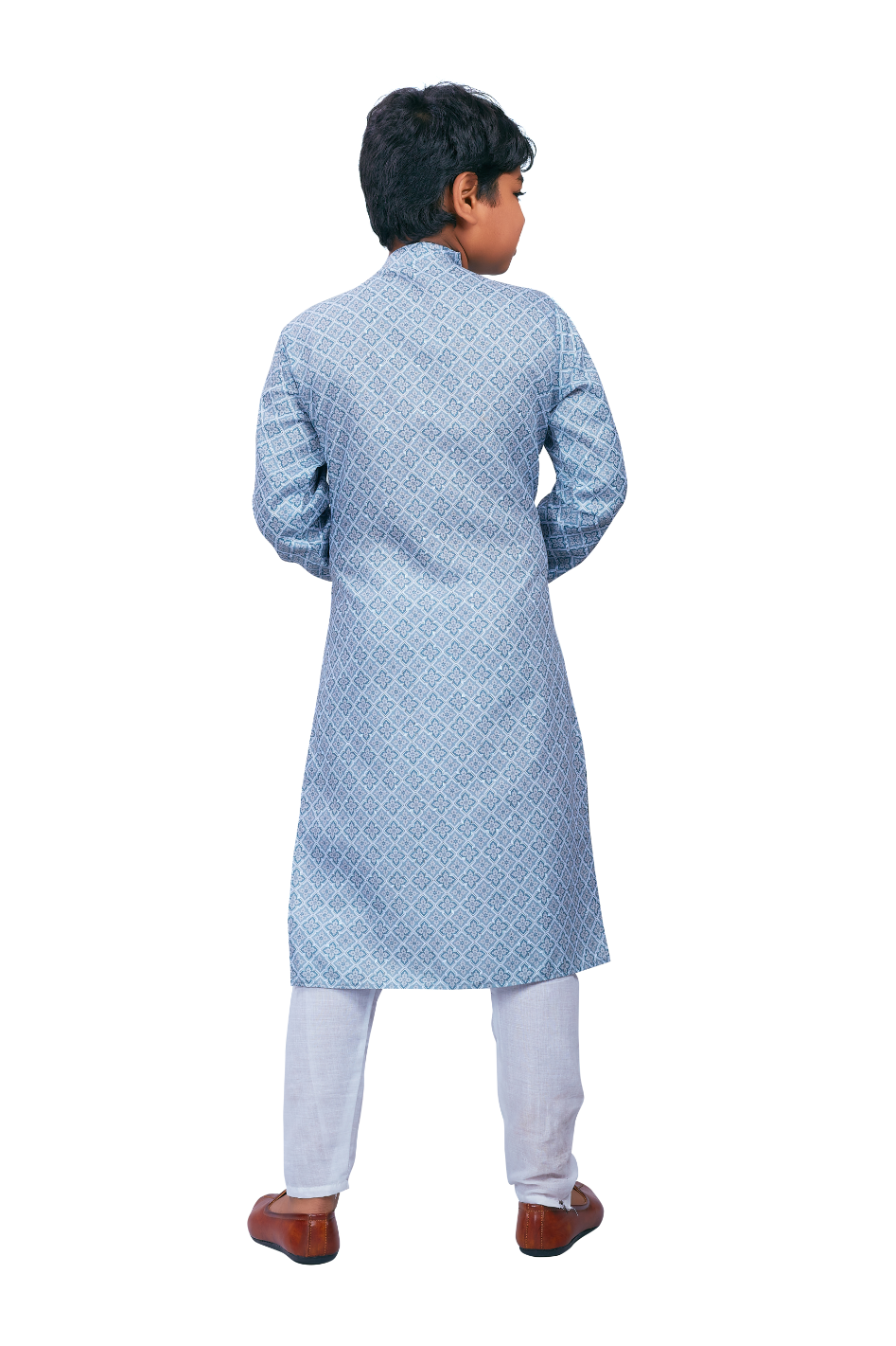 DEIANA'S Casual Designer Kurta Pyjama Set For Boys And kids (Sky Blue Blue)