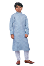 DEIANA'S Casual Designer Kurta Pyjama Set For Boys And kids (Sky Blue Blue)
