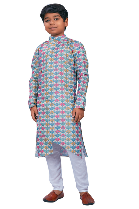 DEIANA'S Casual Designer Kurta Pyjama Set For Boys And kids (Multicolor)