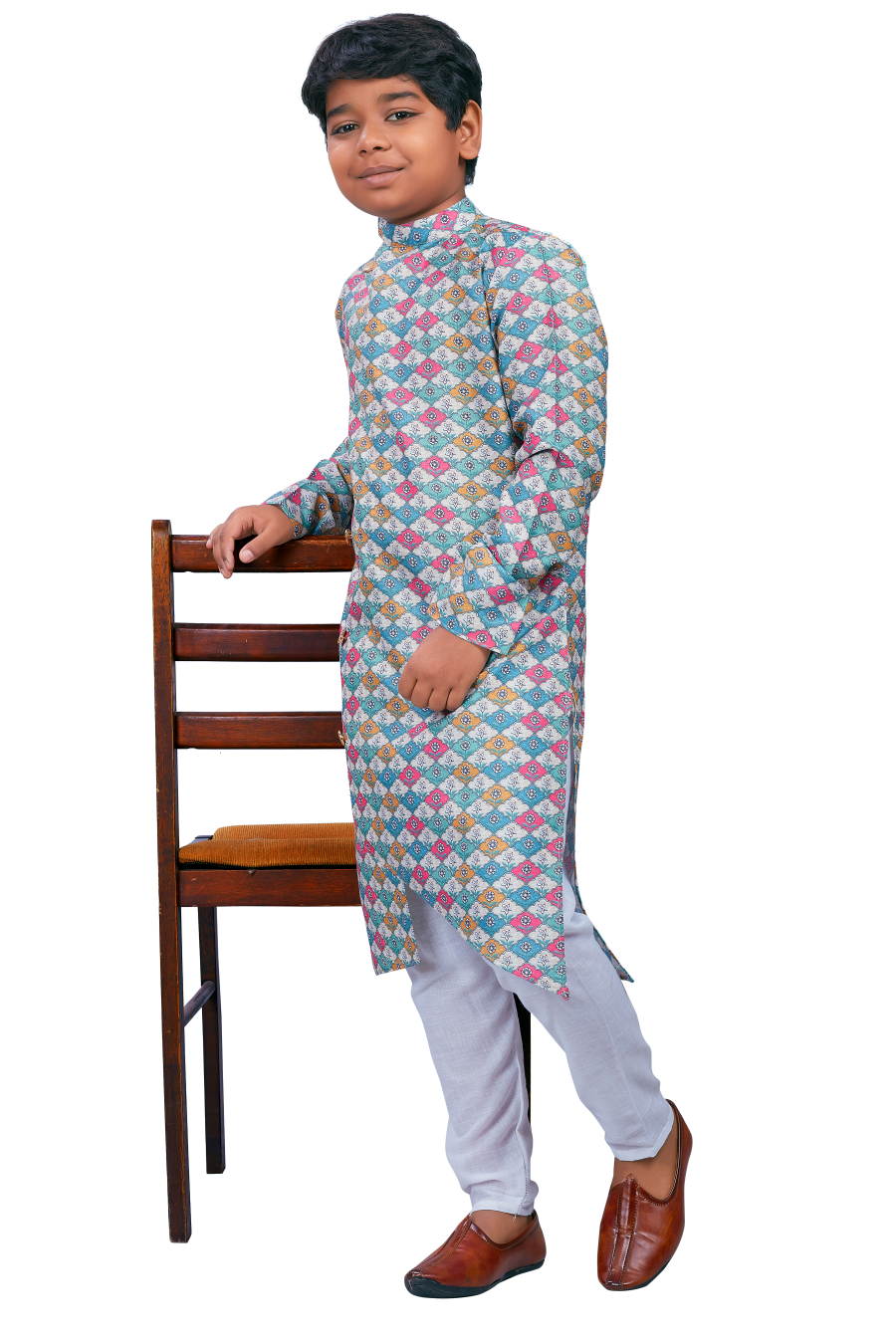 DEIANA'S Casual Designer Kurta Pyjama Set For Boys And kids (Multicolor)