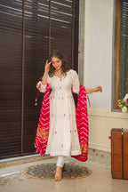 Yash Enterprise Eid Special White Premium Quality Suit Set - Distacart