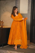 Yash Enterprise Gold Party Wear Embroidered Work Stitched Salwar Suits - Distacart